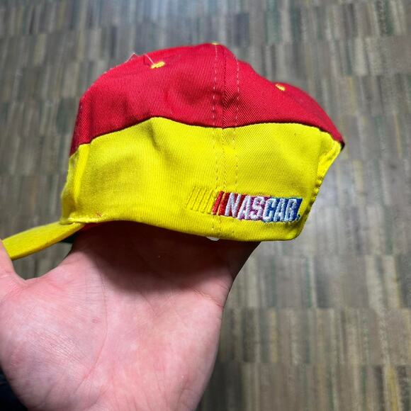 Vintage Terry Labonte NASCAR Racing Hat Red Yellow Embroidered SnapBack Cap - Picture 2 of 6